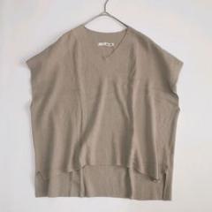 近年/完売品✨エヴァムエヴァ アゼニットベスト ラミーリネン混 ベージュ