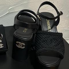 【正規買付】CHANEL サンダル ストラップ スウェード 2025春夏 m49904261634_1.jpg?1745386425