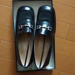 GUCCI MOCASSINO PELLE MORS ホースビットローファー Vtg Gucci Black Leather Mocassino Pelle Mors Vit Bulgaro