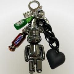 SALE じゃらじゃらキーホルダー　メタリックベア　bear's timeのサムネイル