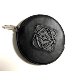 〜LOEWE コインケース シルバー金具 財布 ウォレット ブラック〜