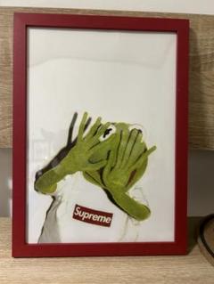 No98 (額縁付) supreme カーミット イラスト アートポスター