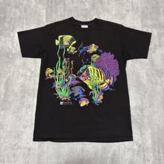 90s DELTA USA製　ヴィンテージ　Tシャツ　魚　COASTAL