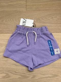 ZARA ラベンダーショートパンツ116cm