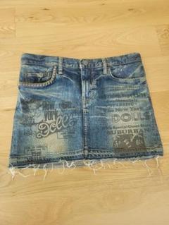 y2k✨️ 00s HYSTERIC GLAMOUR デニム ミニスカート HYSTERIC GLAMOUR｜バックレースアップ マイクロミニデニム