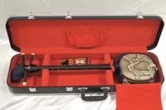 三線工房ひかり  三線  蛇皮本革張り  ソフトケース付き  中古整備品  7 三線 沖縄三線 本蛇皮強化張り ブラック 初心者向けスタンダード