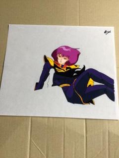 機動戦士ガンダムZZ ハマーン・カーン　セル画　動画用紙貼りつき ZガンダムかZZ ハマーン・カーン セル画