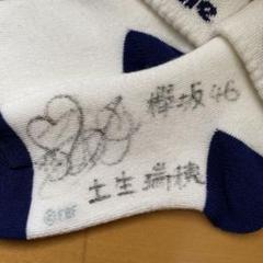 櫻坂46 土生瑞穂 直筆サイン入り靴下 - メルカリ