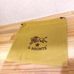 IL BISONTE 巾着袋 マスタード色