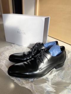 【使用回数1回】BENIR ウェディングシューズ 革靴26cmのサムネイル