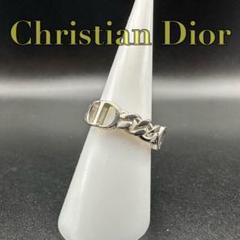 極美品✨ Dior リング 指輪 CD ロゴ ラインストーン 希少 刻印