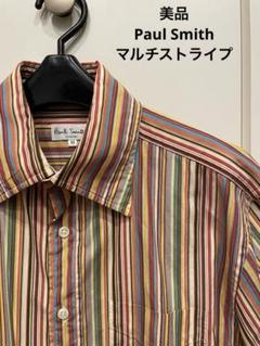 PaulSmith ポールスミス 半袖シャツ マルチカラー ストライプ