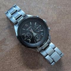 SEIKOクロノグラフ 希少黒文字盤のサムネイル