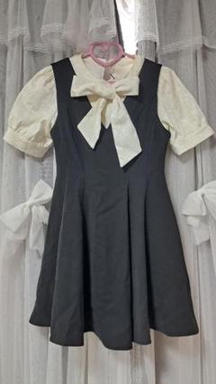 evelyn エブリン セットアップ　リボンワンピース