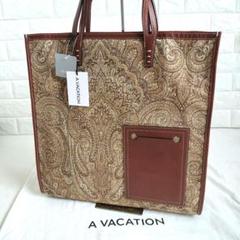 A VACATION トート　新品未使用 楽天市場】A VACATION ア ヴァケーション カウレザー ハンドル