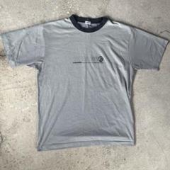 90s old ellesse 前面ロゴ リンガーネックフェードTシャツ y2k