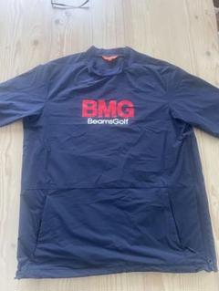 BeamsGolf BMGロゴ プルオーバーシャツ ネイビー