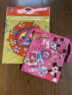 ★タイムセール★ ディズニー 40周年 メモリーゴーラウンド 巾着　ピンク