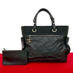 【極美品✨】シャネル パリビアリッツ キャンバス PM トートバッグ 美品】シャネル パリビアリッツ トートPMトートバッグ トートバッグ