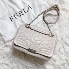 種類豊富な品揃え 激レア美品✨ フルラ スウィング ショルダーバッグ キルティング チェーン - ショルダーバッグ