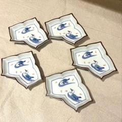 宮内庁御用達 辻製磁社 辻常陸 変形皿5枚セット - メルカリ