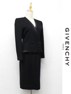 G487/GIVENCHY 東京ソワール セットアップ スーツ 10 M~L 黒