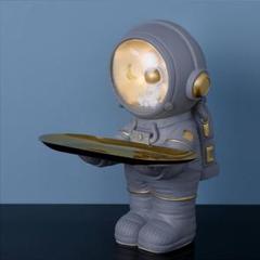 宇宙 雑貨 置き物 玄関 宇宙飛行士 収納トレイ オブジェ インテリア