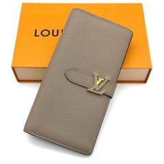 【極美品】現行 ルイヴィトン LVヴェルティカル ウォレット カプシーヌ 長財布