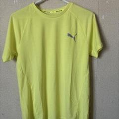 PUMA メンズイエロー トレーニングトップス