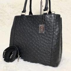★新品未使用品★ ＪRＡ オーストリッチ トートバッグ ブラック 2way 楽天市場】【送料無料】 トートバッグ ブラック ゴールド 美品