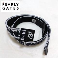 PEARLY GATES ブラック レザー ベルト