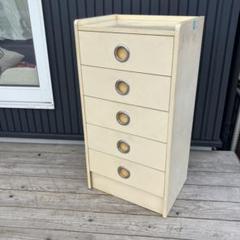 昭和レトロ レトロポップ 木製チェスト 5段 古家具 古道具