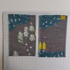 forest village ミナペルホネン ハンカチ　マルチクロス forest village ミナペルホネン ハンカチマルチクロス