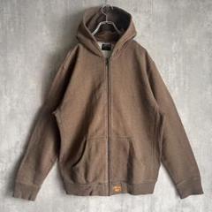 STUSSY　ステューシー　00s　ジップアップパーカー　№1　ブラウン　L