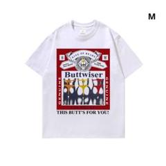 90's Buttweiser Tシャツ | バドワイザーパロディ - STAYRED