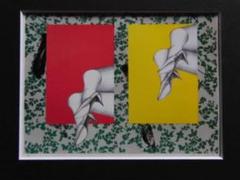 池田満寿夫、【スイート・スイート】、希少画集画、新品高級額・額装付 池田満寿夫、【スイート・スイート】、希少画集画、新品高級額