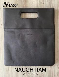 未使用品【NAUGHTIAMノーティアム】革クラッチバッグ黒のサムネイル
