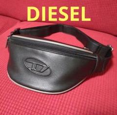 DIESEL】ボディバッグ ウエストポーチ ブラック フェイクレザー