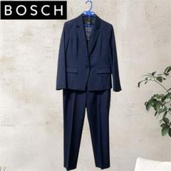 新品未使用♡ BOSCH 定価約6万パンツスーツシルク混ブルーグレー38