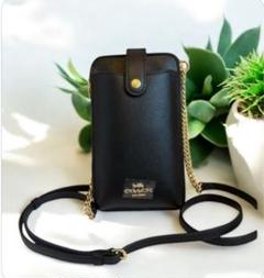 未使用　コーチ　COACH　ミニバッグ　専用保存袋あり 未使用に近い☆COACH☆ミニショルダーバッグ コーチ 保存袋付き