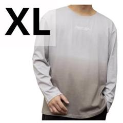 tシャツ メンズ 長袖 大きいサイズ グラデーション ロンT