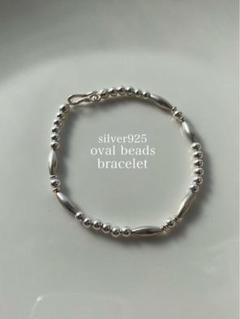 無垢ビーズブレスレット silver925 シルバー925 17 18 19 silver シルバー 925 ビーズ ブレスレット 無垢 17 18 19 - メルカリ