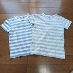 無印良品 半袖Tシャツ 2枚セット サイズ120 中古品