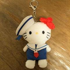 ハローキティぬいぐるみキーホルダー ローリーズファームレオパードブラック千鳥格子 ハローキティぬいぐるみトイキーホルダーレオパード新品タグ付き