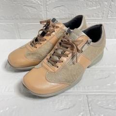 【未使用級】ペダラ スニーカー サイドジップ コンフォート 23cm 2E