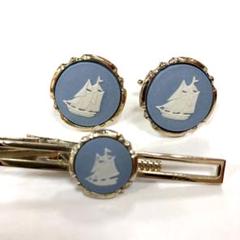 WEDGWOOD ウェッジウッド タイピンカフスセット BLUENOSE - メルカリ
