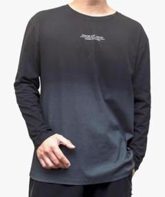 Tシャツ メンズ 長袖 大きいサイズ ロンT XL ブラック