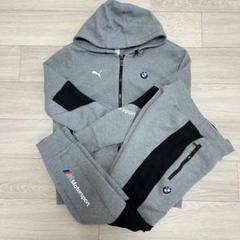 美品‼️廃盤‼️PUMA BMW Motorsport xs グレーセットアップ PUMA BMW セットアップSサイズ グレー - メルカリ