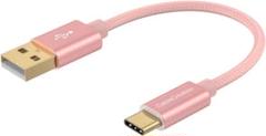 3410 USB-C to USB Aケーブル ローズゴールド 0.15m
