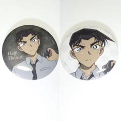 名探偵コナン　モノクローム　缶バッジ　服部平次　セット 名探偵コナン 服部平次 缶バッジ - メルカリ
